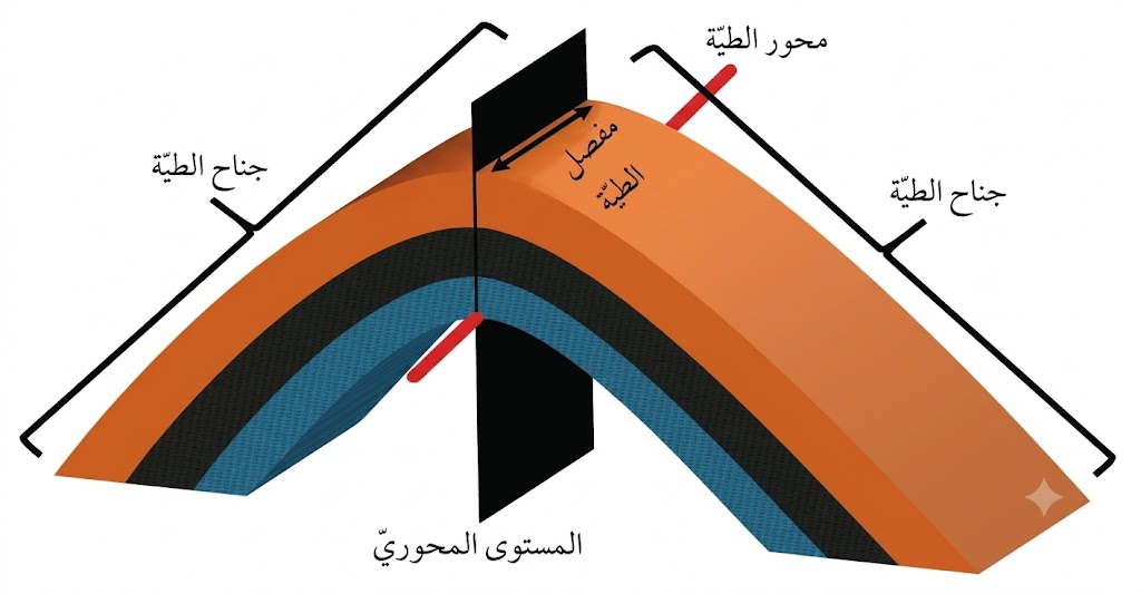 أجزاء الطيات أجزاء الطيات