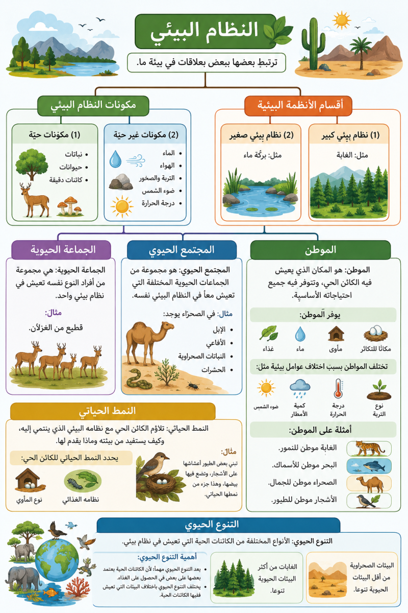 مفاهيم النظام البيئي