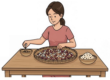 فصل المخاليط باليد