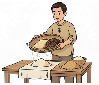 الفصل بالغربلة